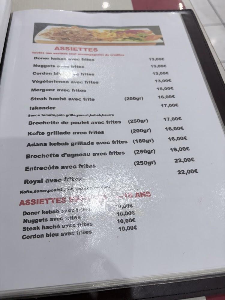 Délices Anatolie - Menu Image 1